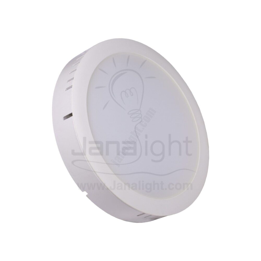 سبوت بانيل 24 وات لطش مدور ابيض بلاستيك اليوس Elios white round 24 watt Surface downlight panel